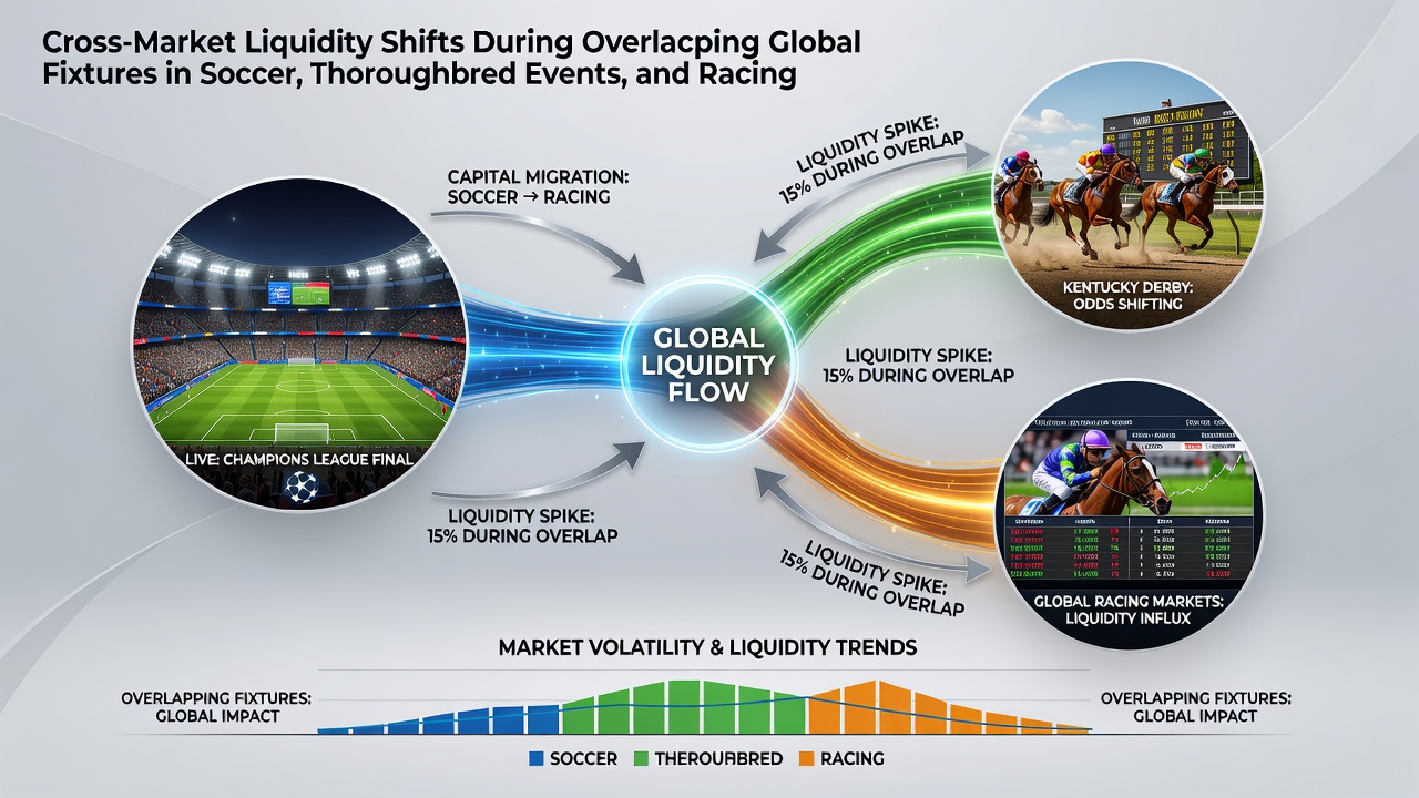 Data visualization of liquidity migration between tennis sets and basketball quarters during overlapping global events
