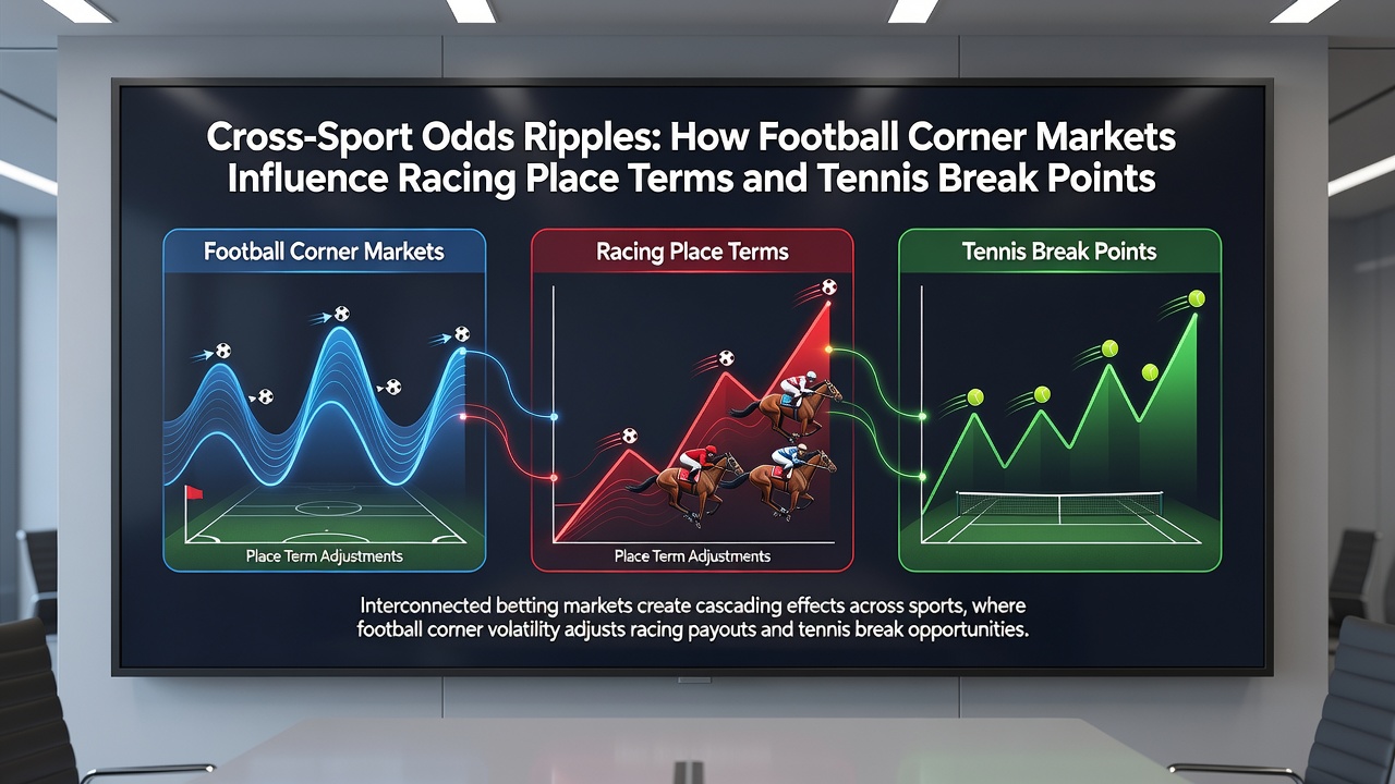 Analysts comparing live odds across football corners, horse racing places, and tennis breakpoints
