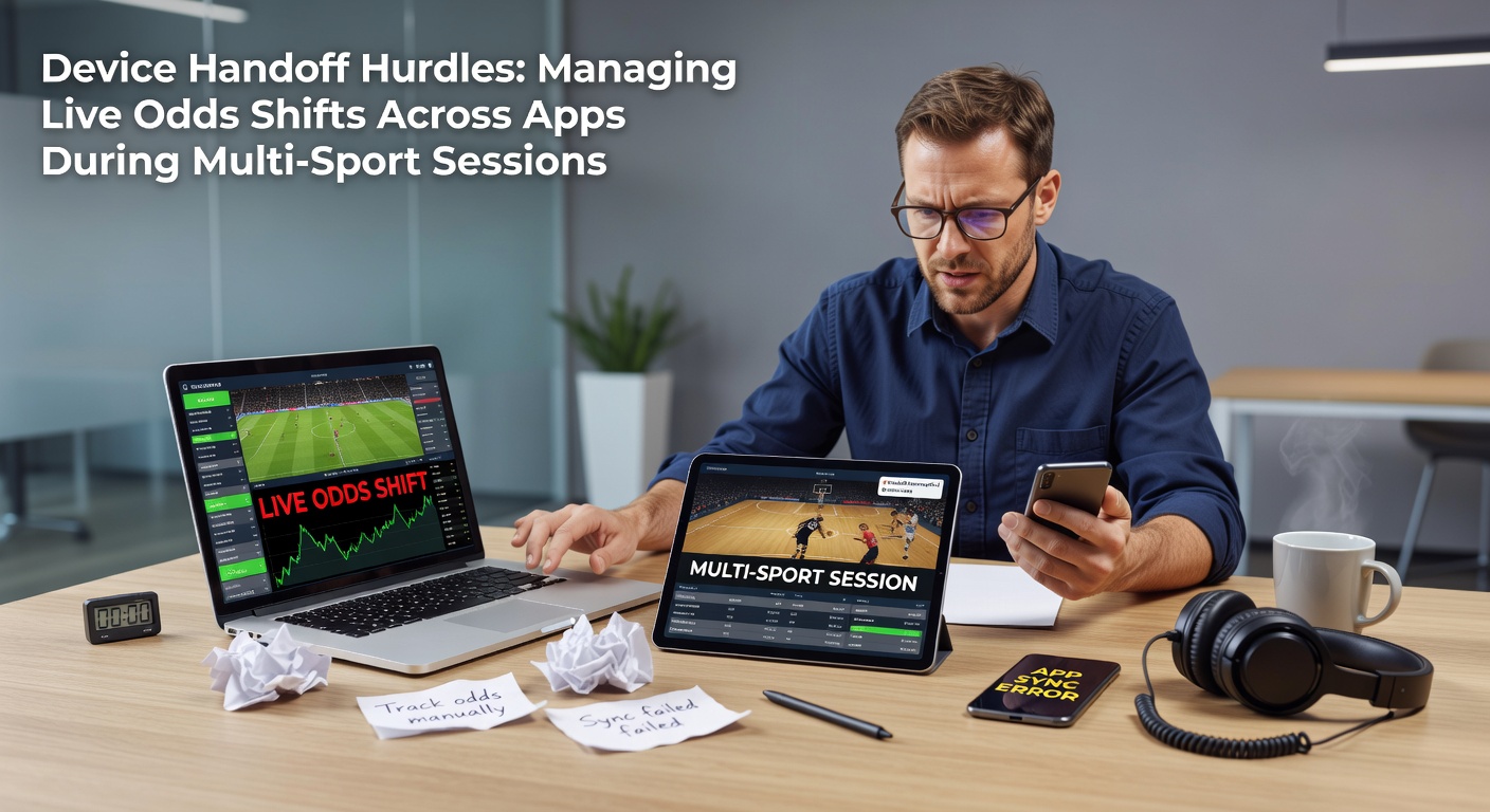 Multiple devices showing synchronized sports betting interfaces during live events