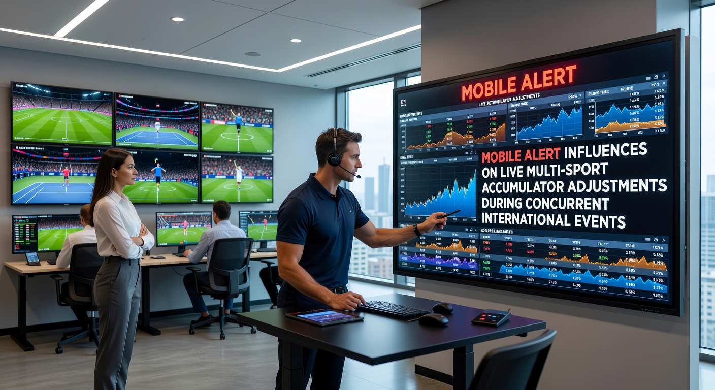 Live accumulator adjustments prompted by mobile notifications across concurrent fixtures