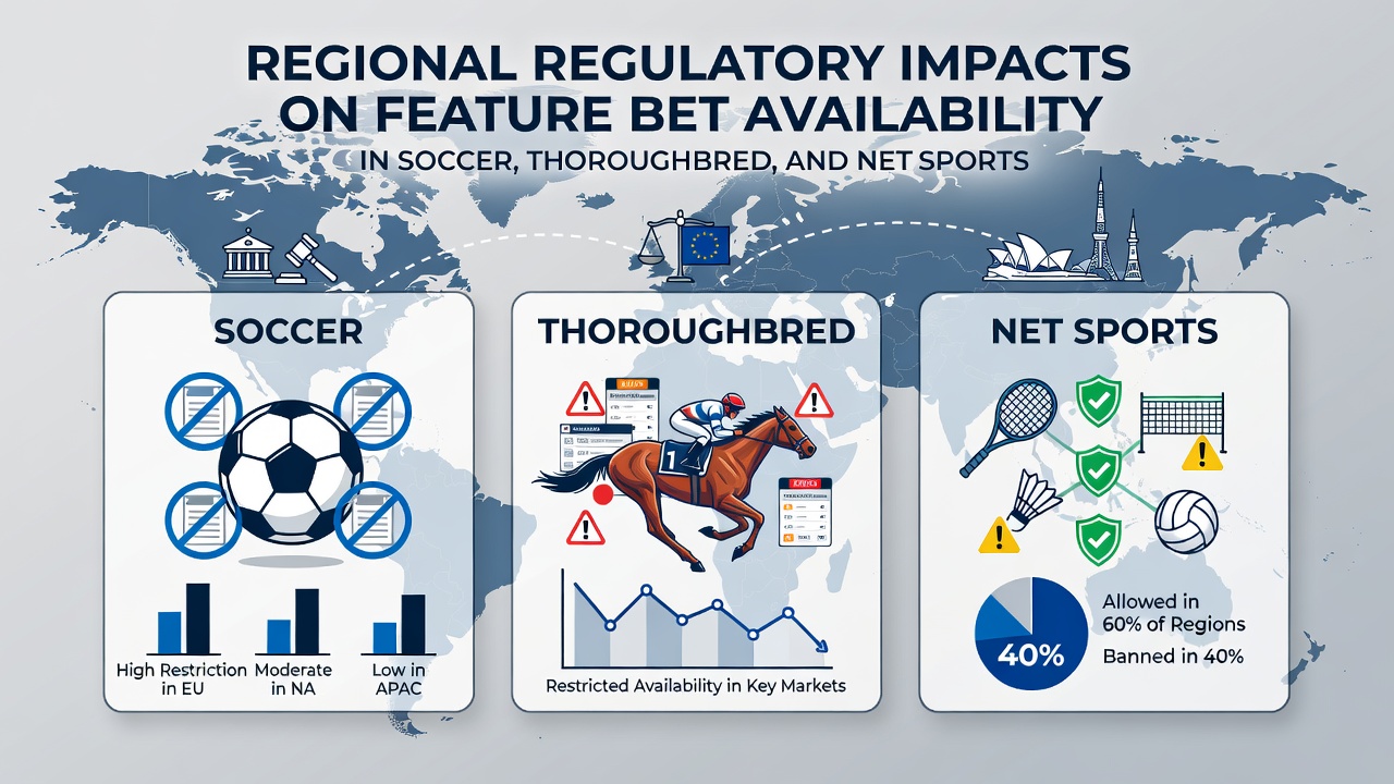 Regional regulatory impacts on feature bet availability across different sports and jurisdictions