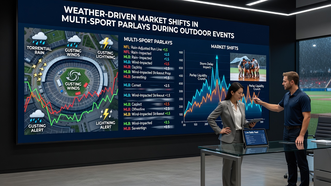 Bookmakers monitoring weather data for live parlay adjustments